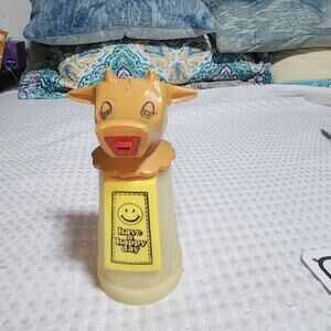 VINTAGE MOO COW EUC WHIRLEY INDUSTRIES COW CREAMER PLASTIC COLLECTIBLE